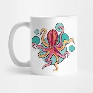 Pink Octopus Mug